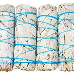 White Sage Smudge Sticks 4" (4)